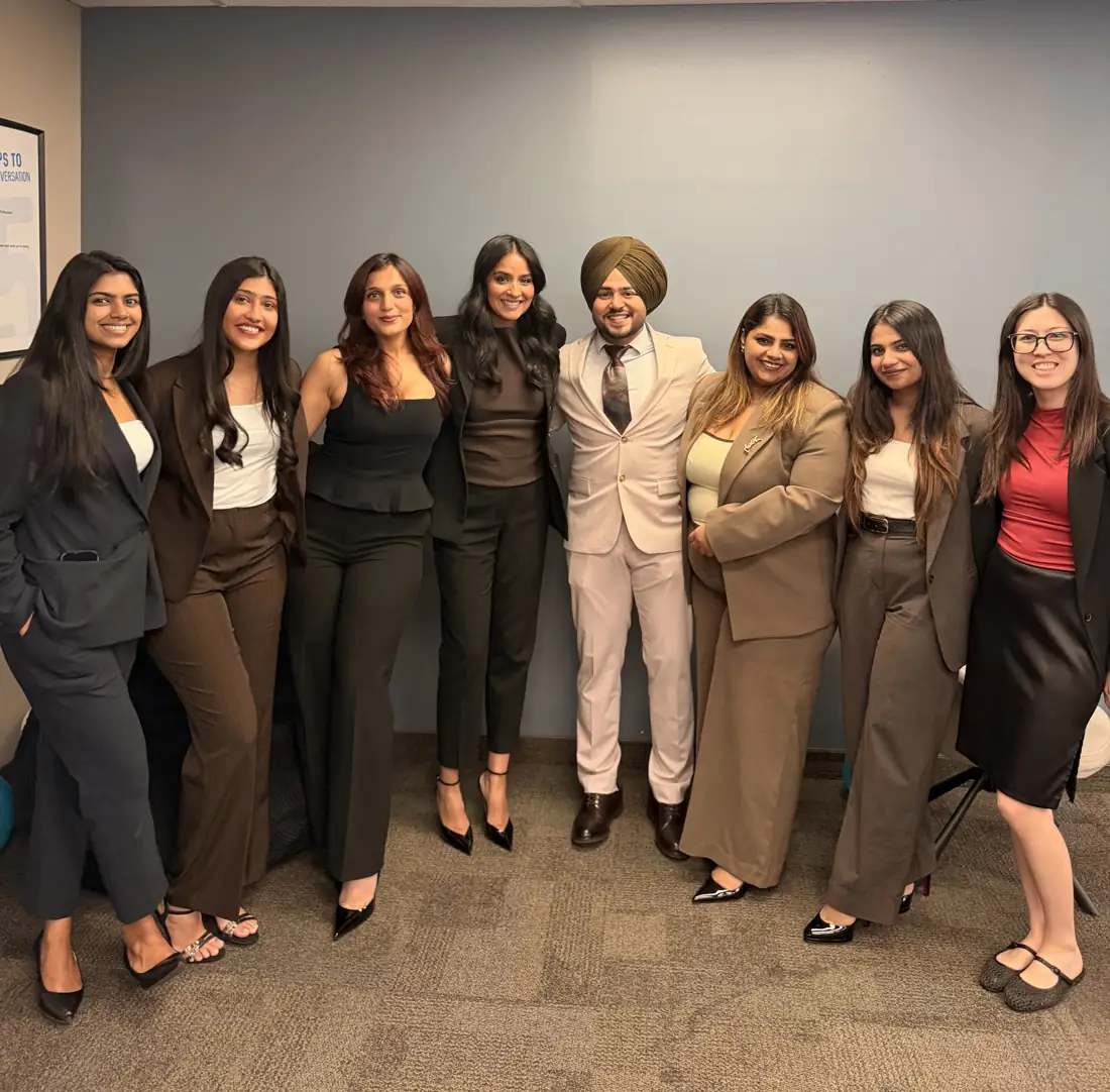 DucMeta team members at the North York office